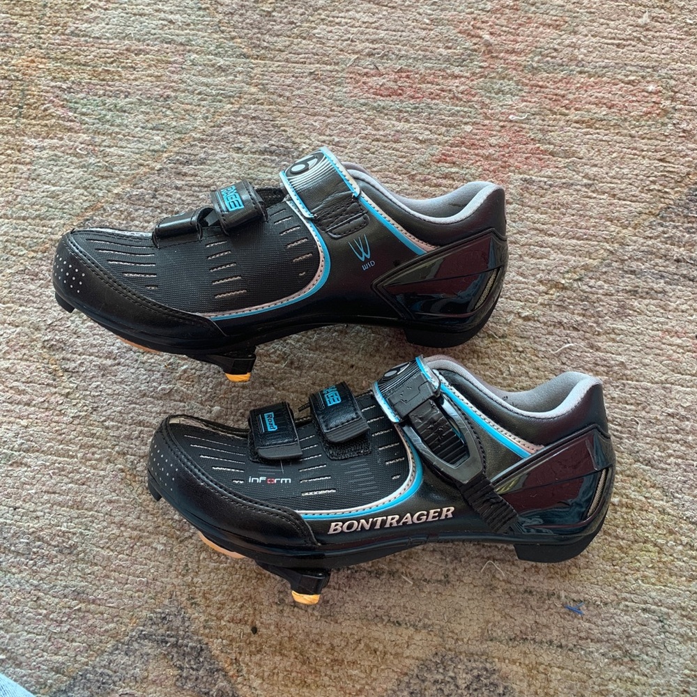 Bontrager Black Race Road Cycling Shoes size 7